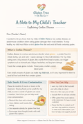 A Note to My Child's Teacher – Coeliac Disease Explained | Free Download