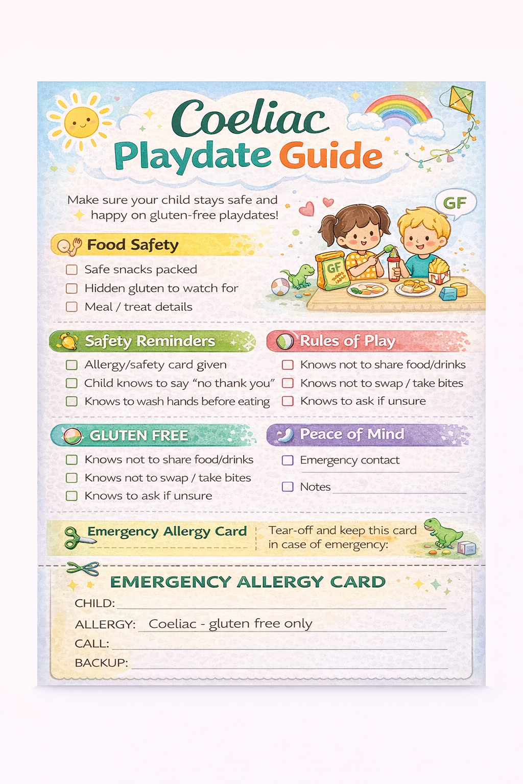 The Gluten-Free Kids Confidence Pack + LEOverified Gluten Test Kit (Collaboration Edition)