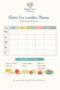 Lunchbox Gluten Free Stickers for Coeliac Kids