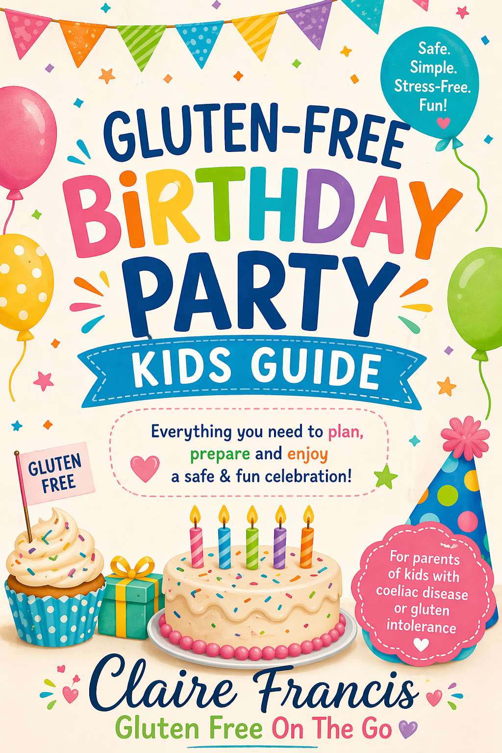 Gluten-Free Birthday Party Kit for Kids | Coeliac Safe Party Printables, Invitations, Checklist & Labels