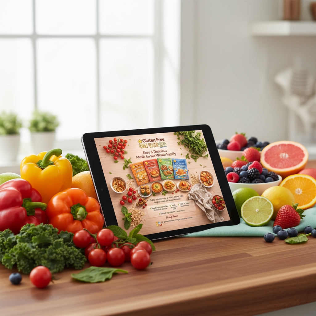 Gluten Free On The Go 50 Easy Recipe Bundle - safe for coeliacs, snacks, dinners, lunches and breakfasts